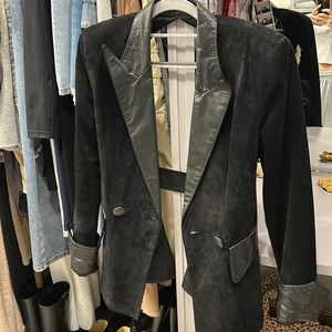 Vintage cache open back blazer
